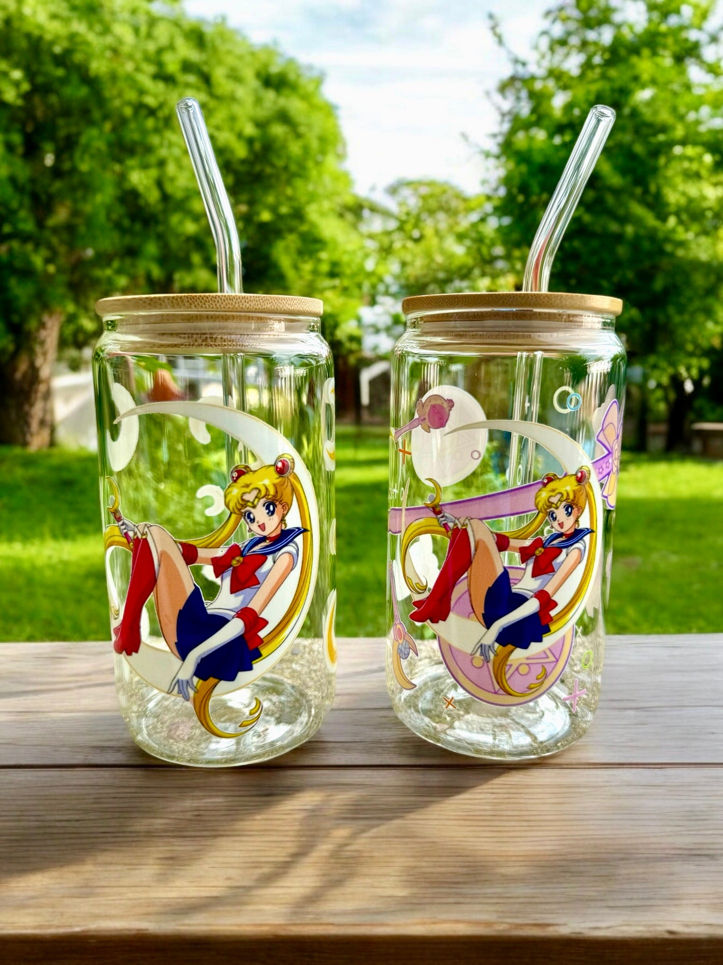 Sailor Moon Glass Cups