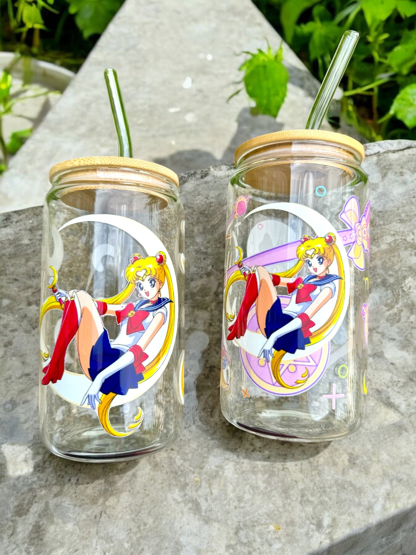 Sailor Moon Glass Cups