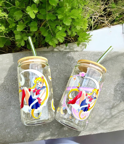 Sailor Moon Glass Cups